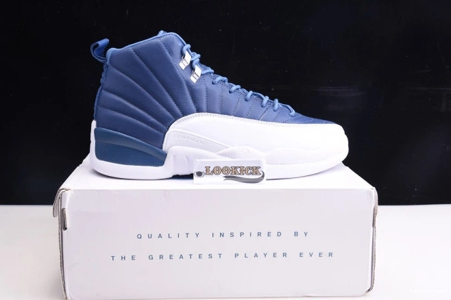 HYPE Jordan 130690-404 Air Blue Retro 12 Stone 0626